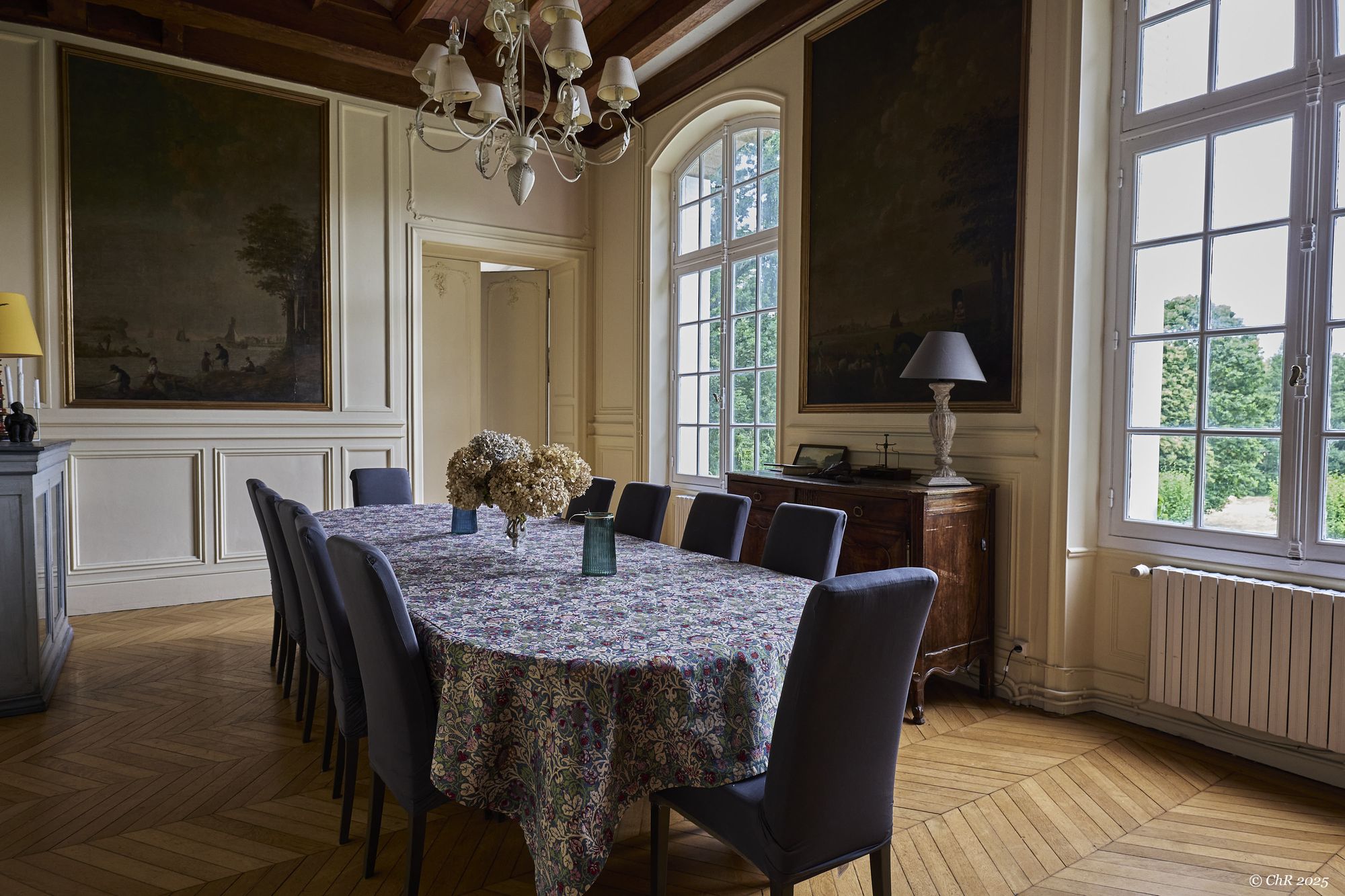 La grande salle à manger